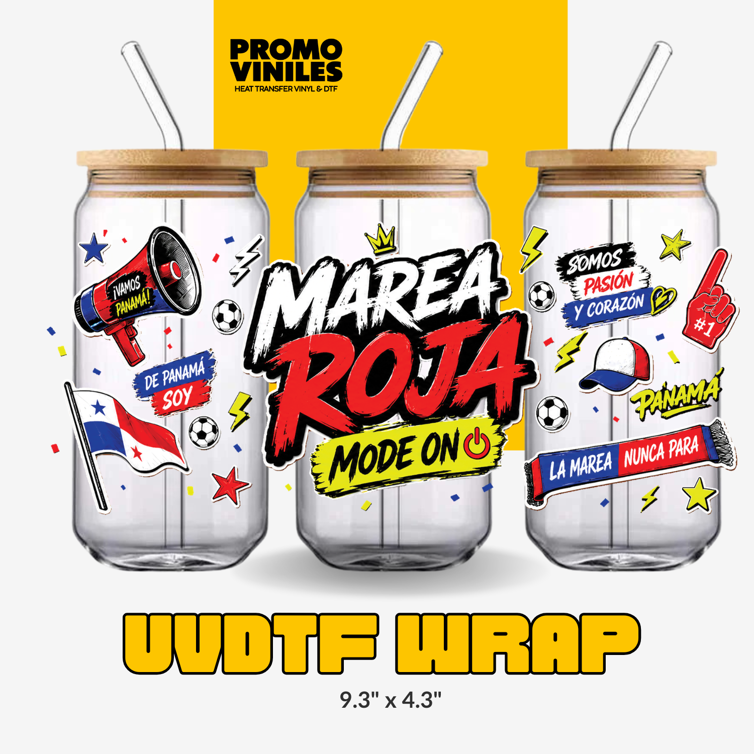 UV DTF Wrap | Marea Roja
