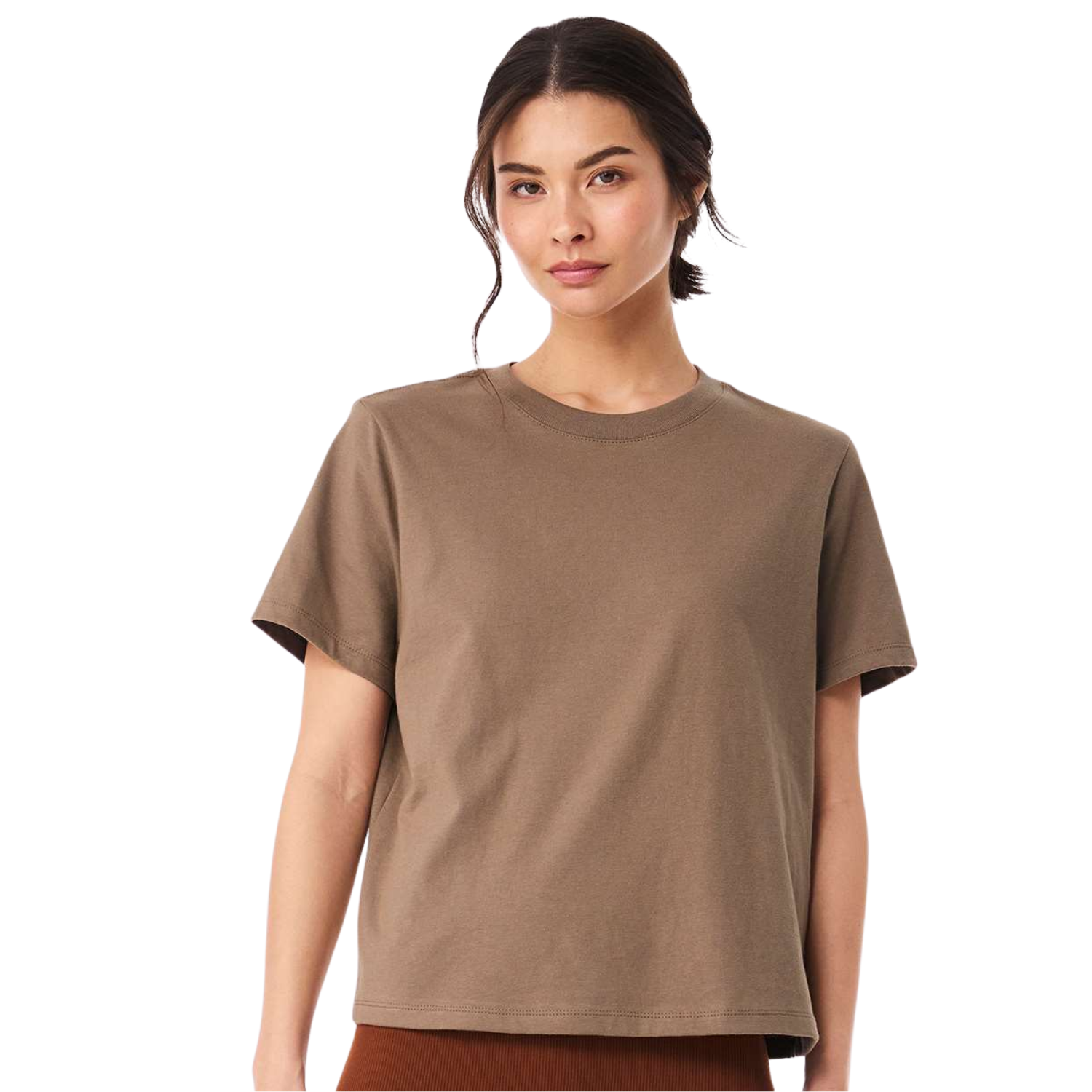 Bella Canvas 6110 Women Heavyweight Oversize Tee | Vintage Brown | 6oz