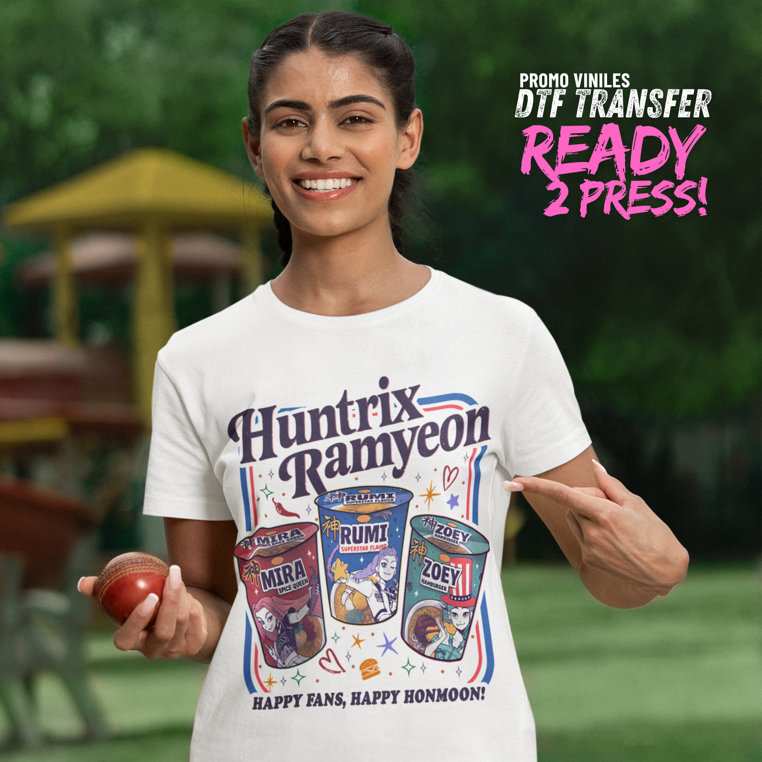 DTF Transfers | Huntrix Ramyeon