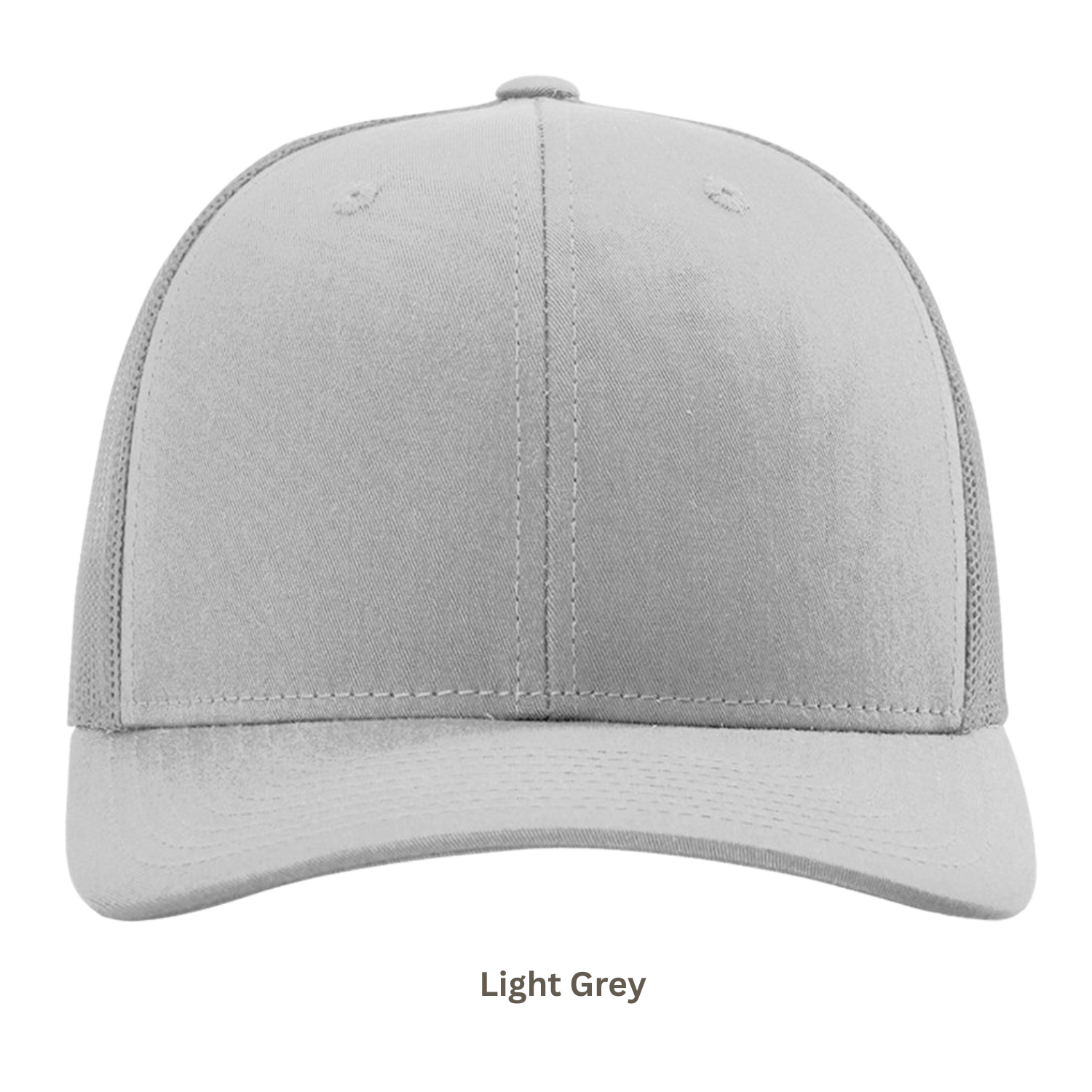 Richardson 112 | Adjustable Snapback Trucker Cap | Light Grey
