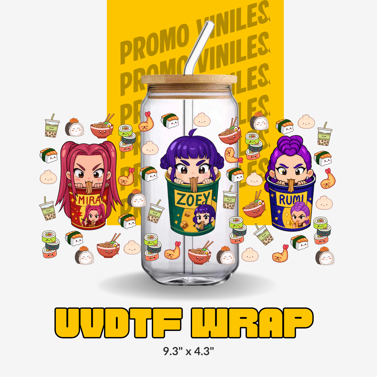 UV DTF Wrap | Noodles