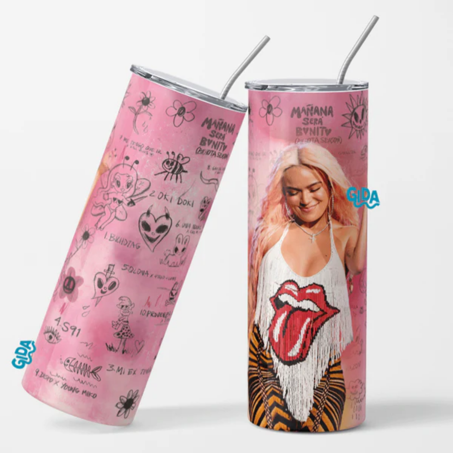 Vinyl Wrap | Karol G Rock & Roll | 20oz