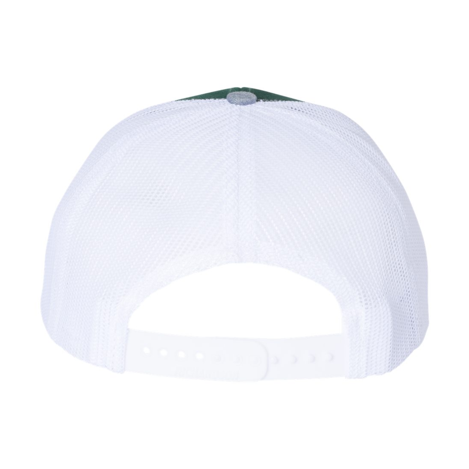 Richardson 112 | Adjustable Snapback Trucker Cap | Dark Green/ White/ Heather Grey