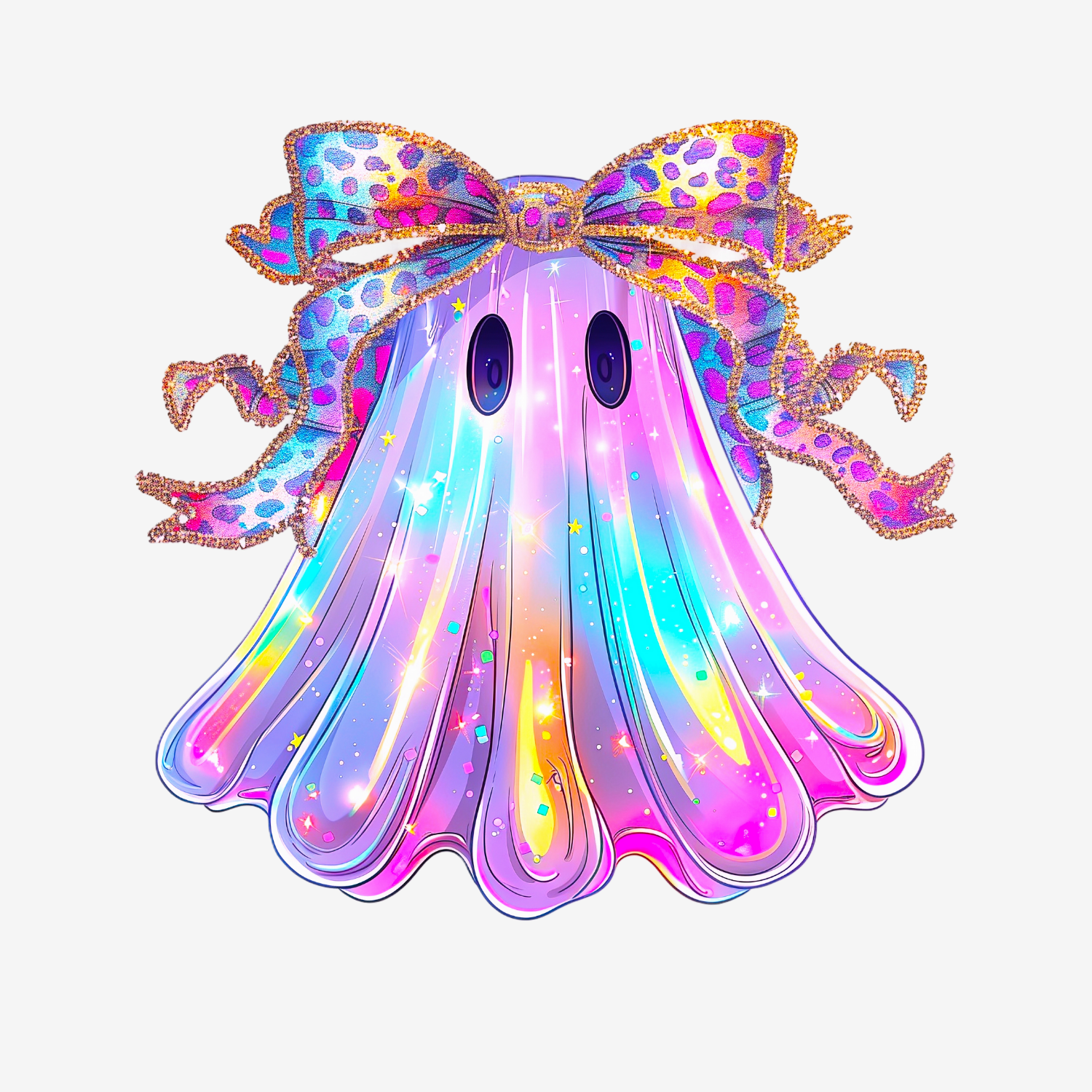 UV DTF Mini Stickers | Iri Ghost