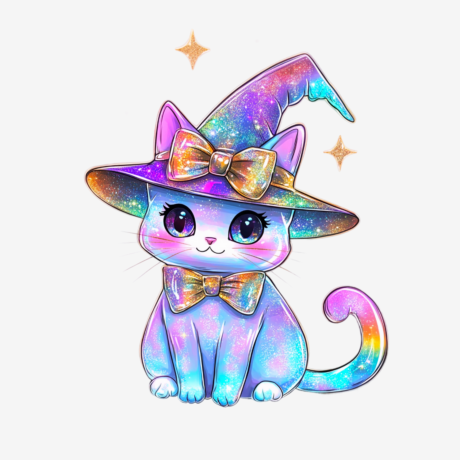 UV DTF Mini Stickers | Iri Cat