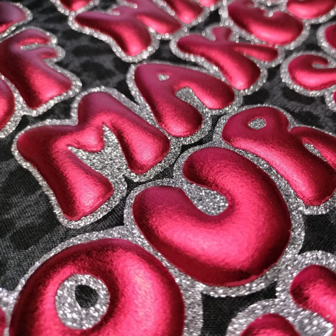 UltraCut HTV | Vinil Textil Térmico | Metallic Puff | Rojo | Red