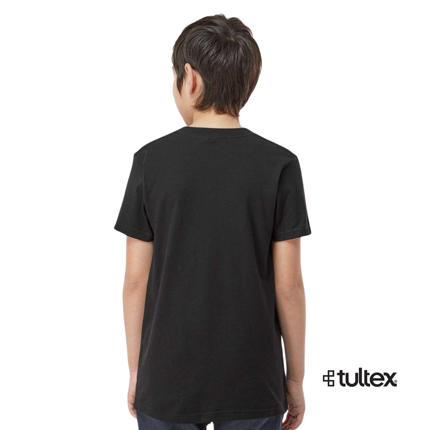 Tultex Kids 235 | Cuello Redondo | Negro