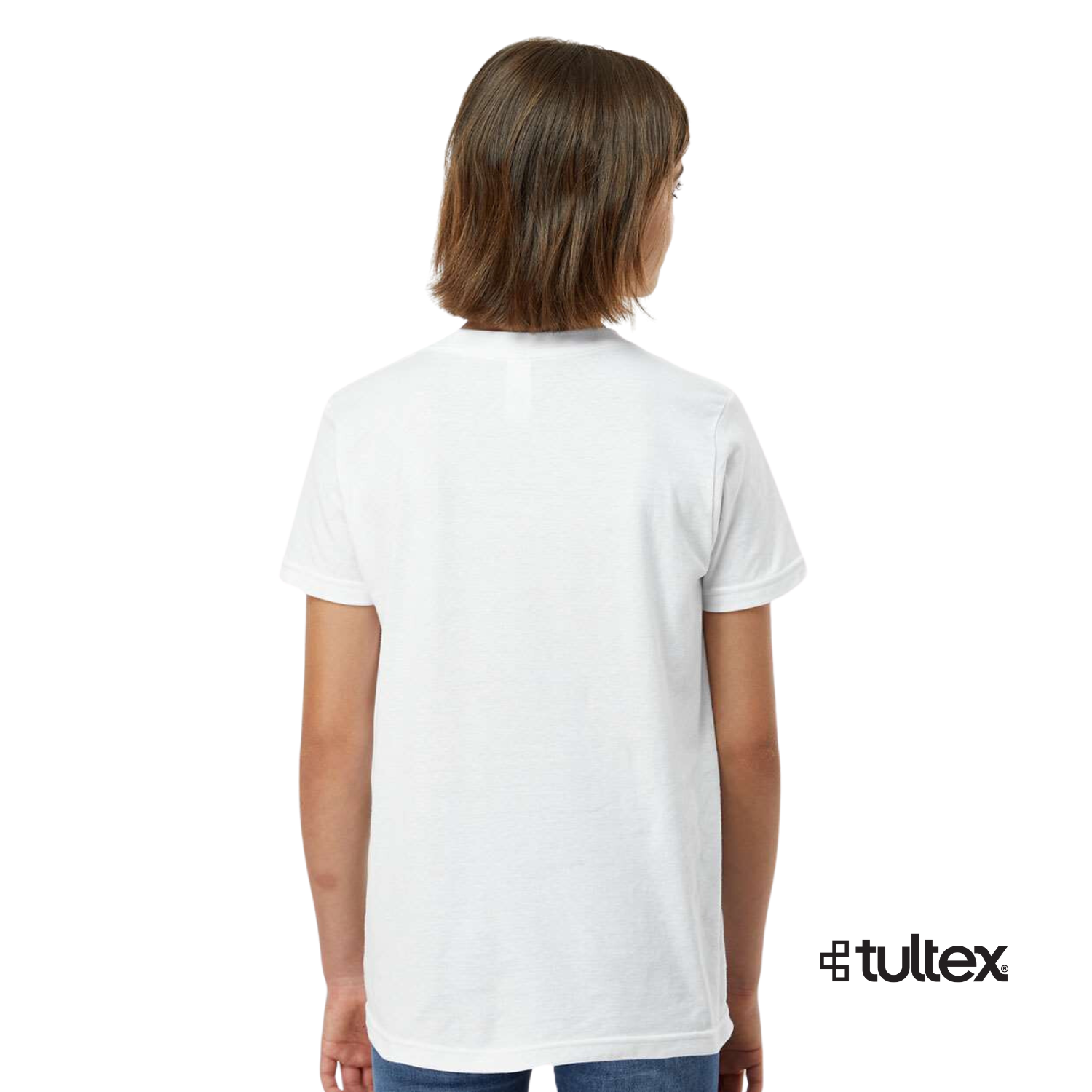 Tultex Kids 235 | Cuello Redondo | Blanco
