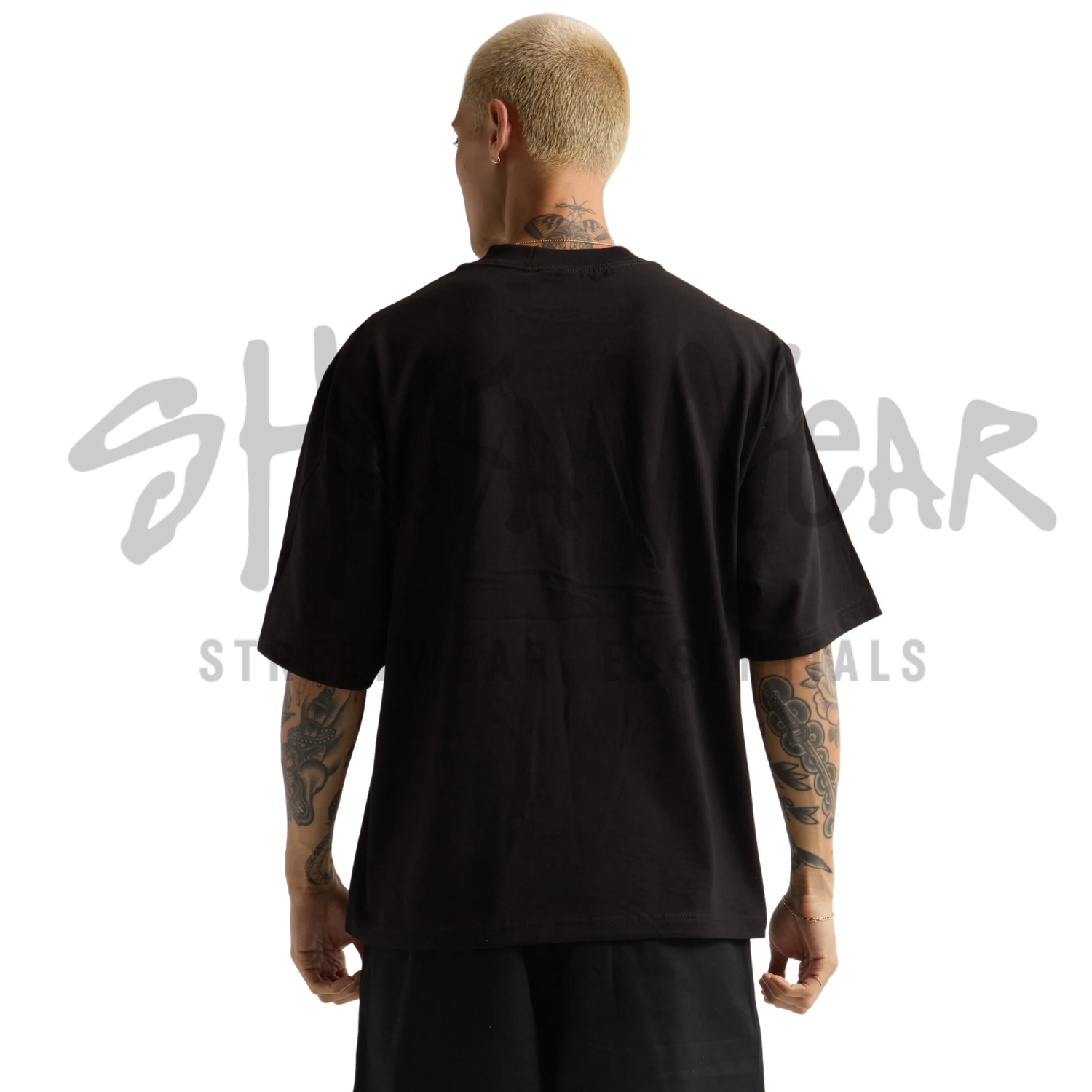 Shaka Wear Max Heavyweight Oversized Tee | Black | 7.5 oz