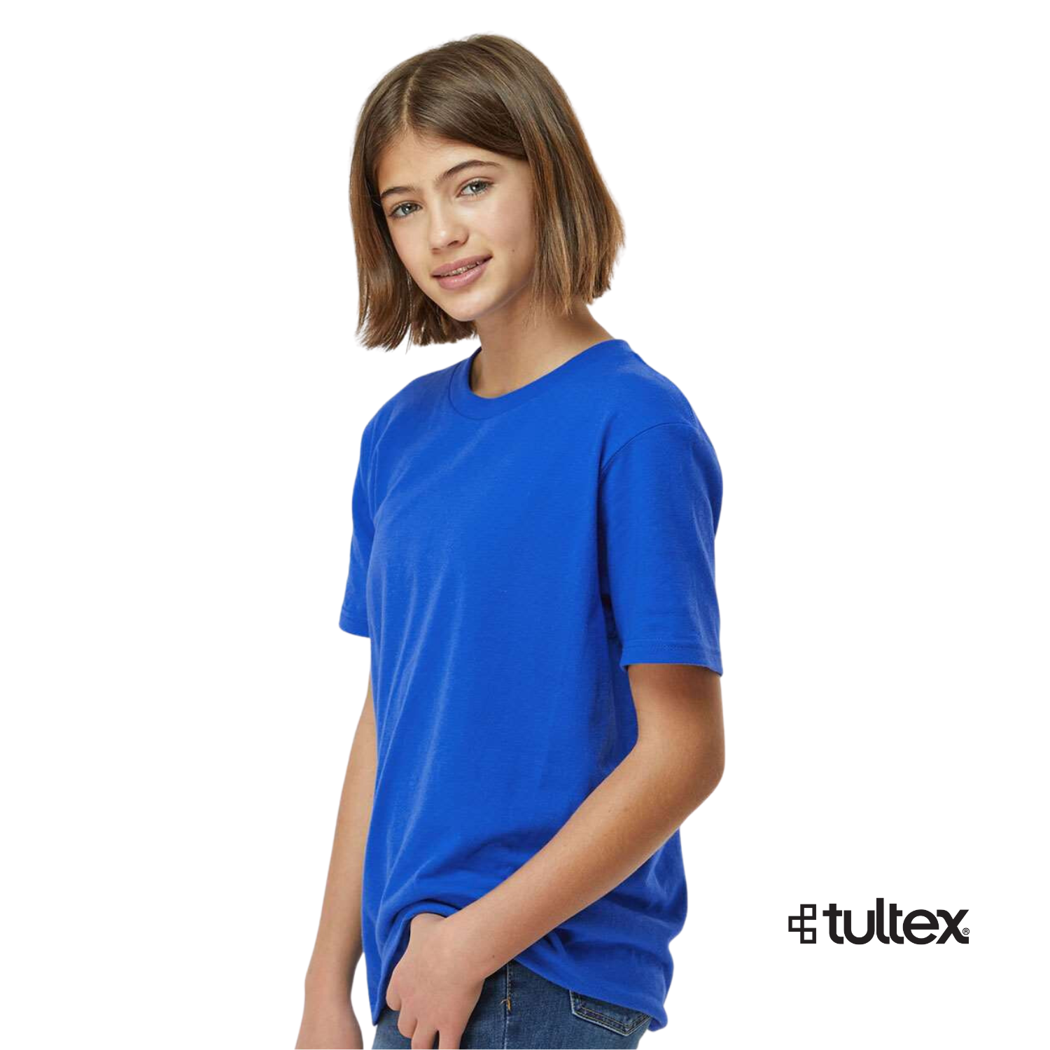 Tultex Kids 235 | Cuello Redondo | Azul Royal