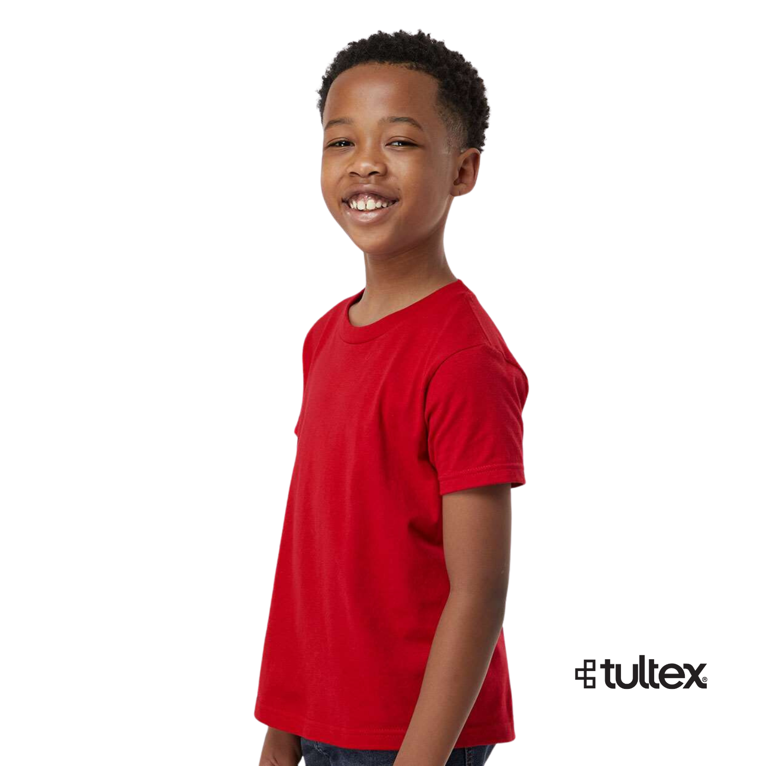 Tultex Kids 235 | Cuello Redondo | Rojo
