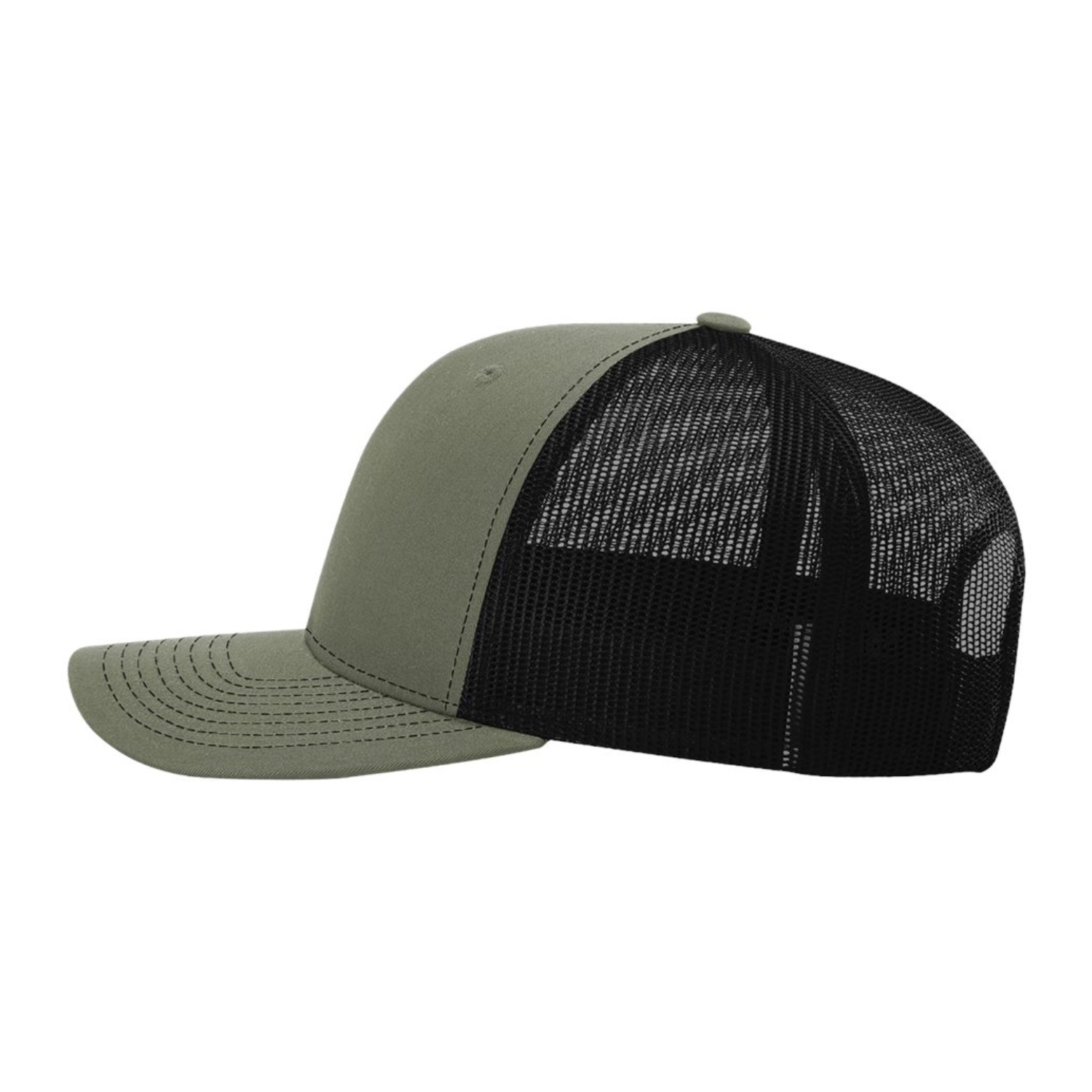 Richardson 112 | Adjustable Snapback Trucker Cap | Loden/ Black