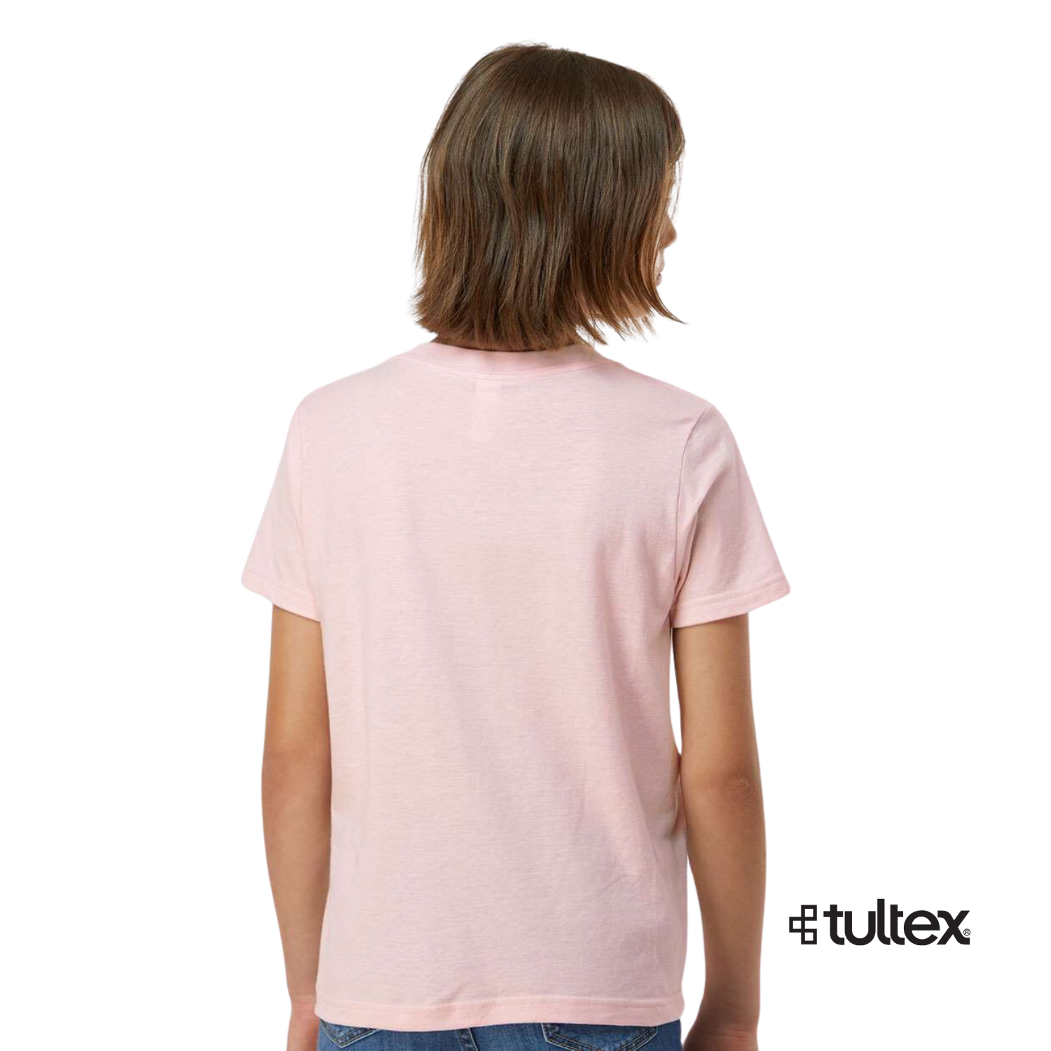 Tultex Kids 235 | Cuello Redondo | Rosado | Pink