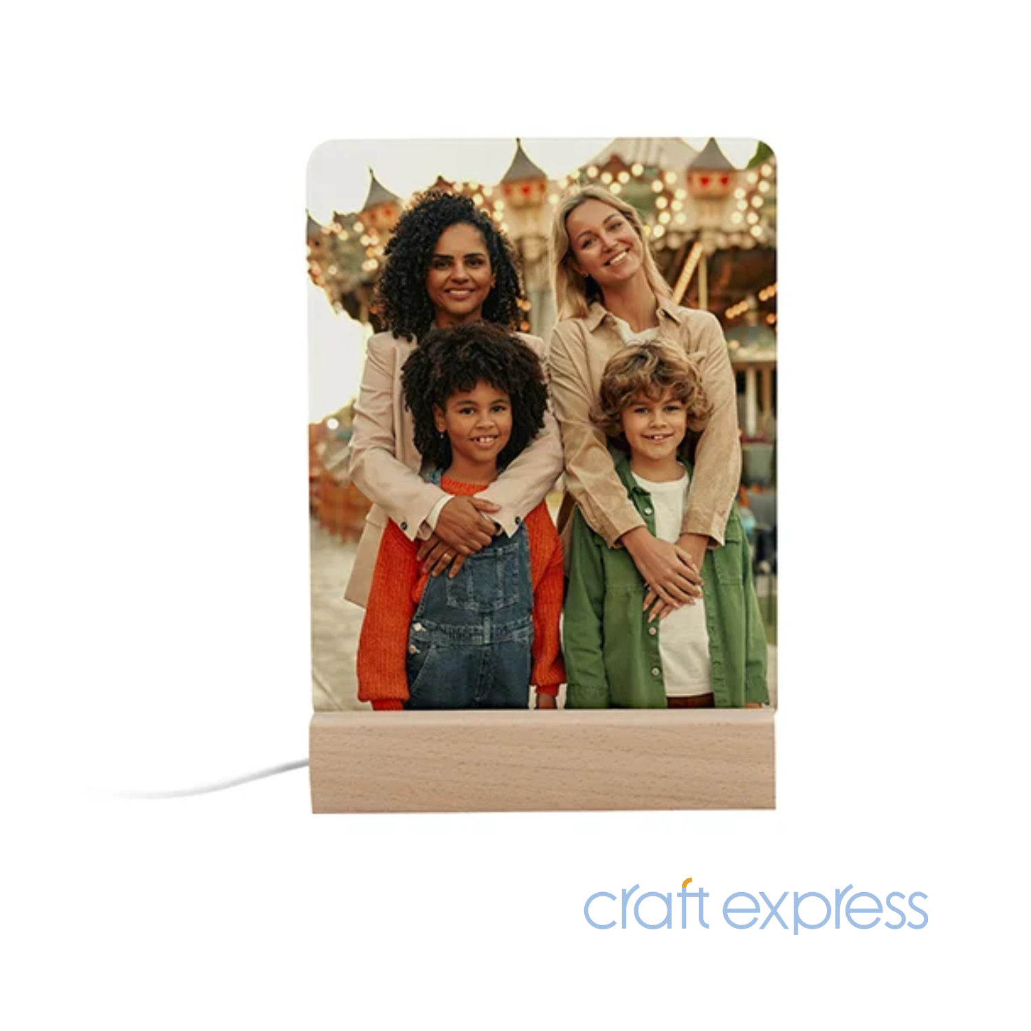 Marco de Fotos Acrílico con luz | Sublimable | Rectangular