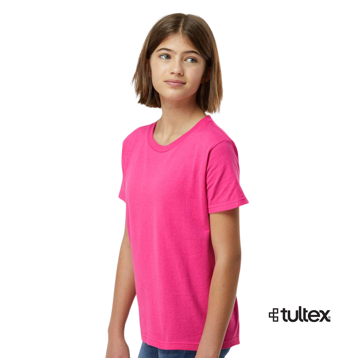 Tultex Kids 235 | Cuello Redondo | Fuchsia