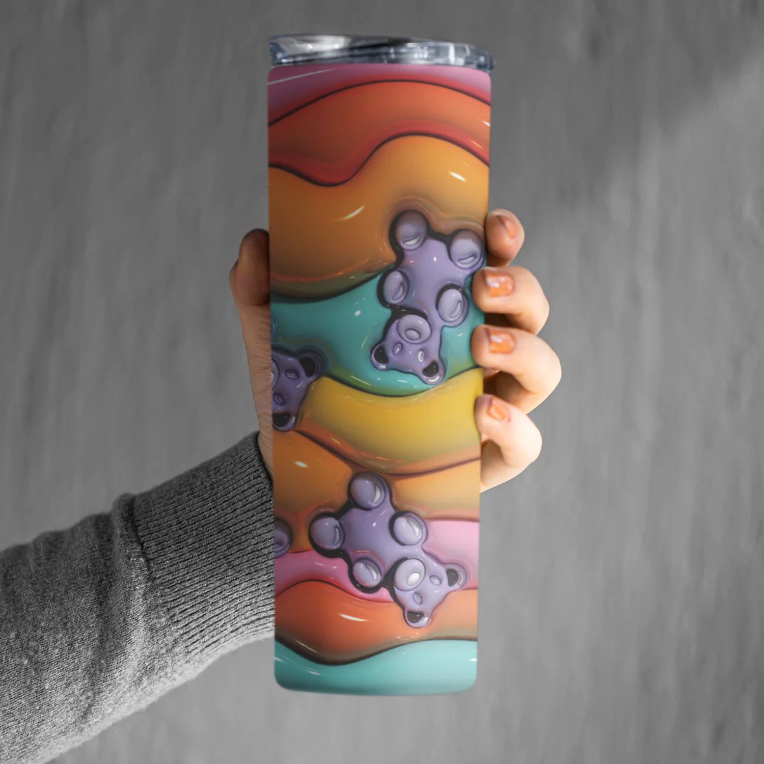 3D Wrap | Gummy Bears | 20 oz