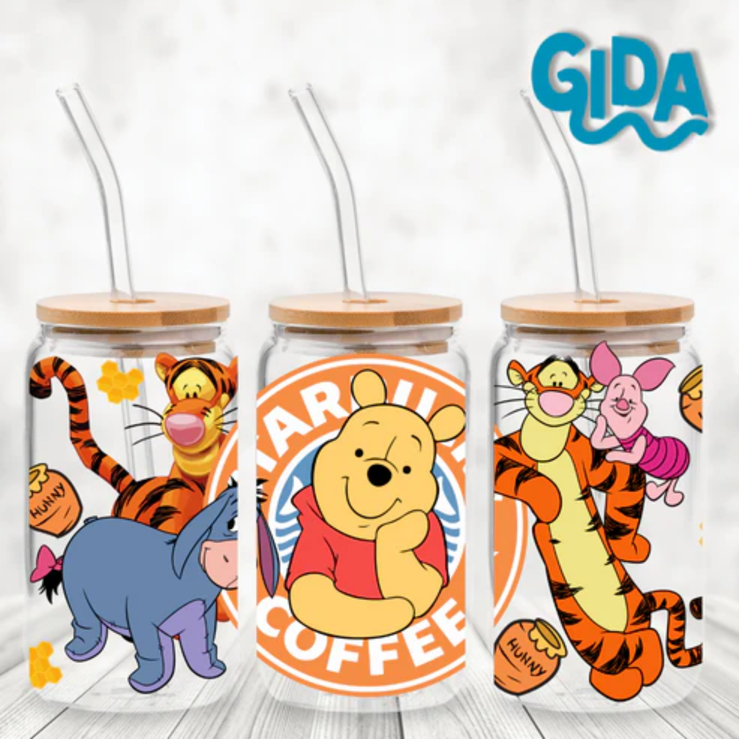 UV DTF Wrap | Hunny Libbey Winnie | 9.5 x 4.33"