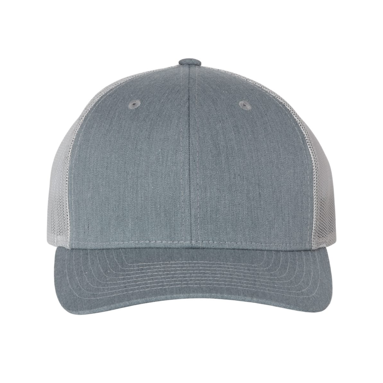 Richardson 112 | Adjustable Snapback Trucker Cap | Heather Grey/ Light Grey