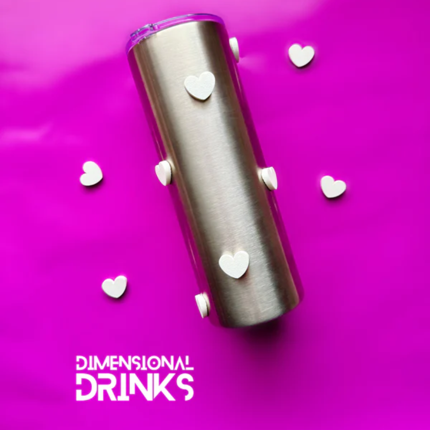 Dimensional Drinks | Conversation Hearts - Paq. de 5 Corazones