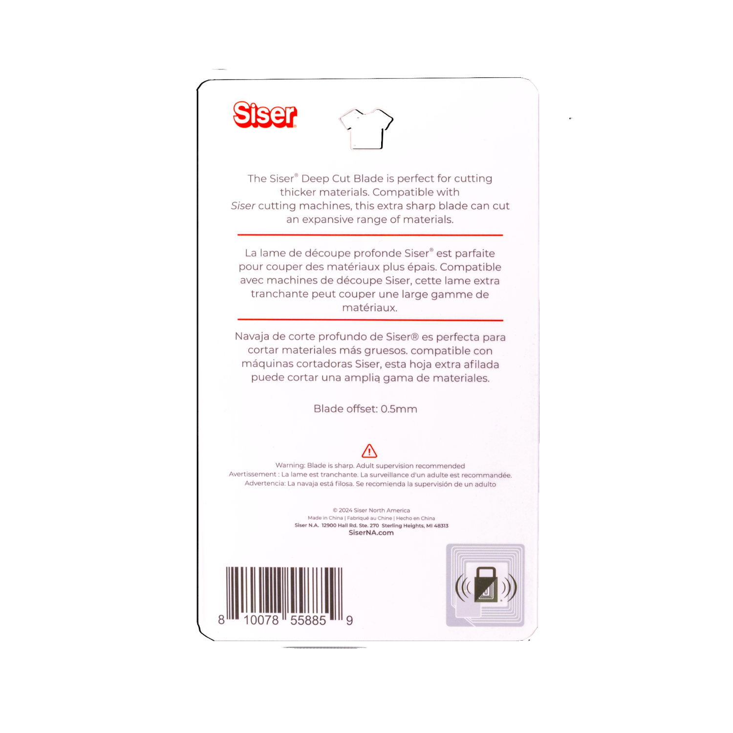 Siser Juliet™ & Romeo™ | 2mm Deep Cut Blade | Cuchilla de Corte Profundo