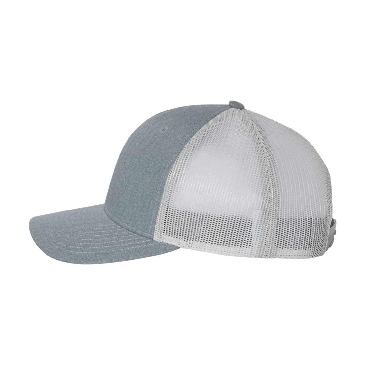 Richardson 112 | Adjustable Snapback Trucker Cap | Heather Grey/ Light Grey