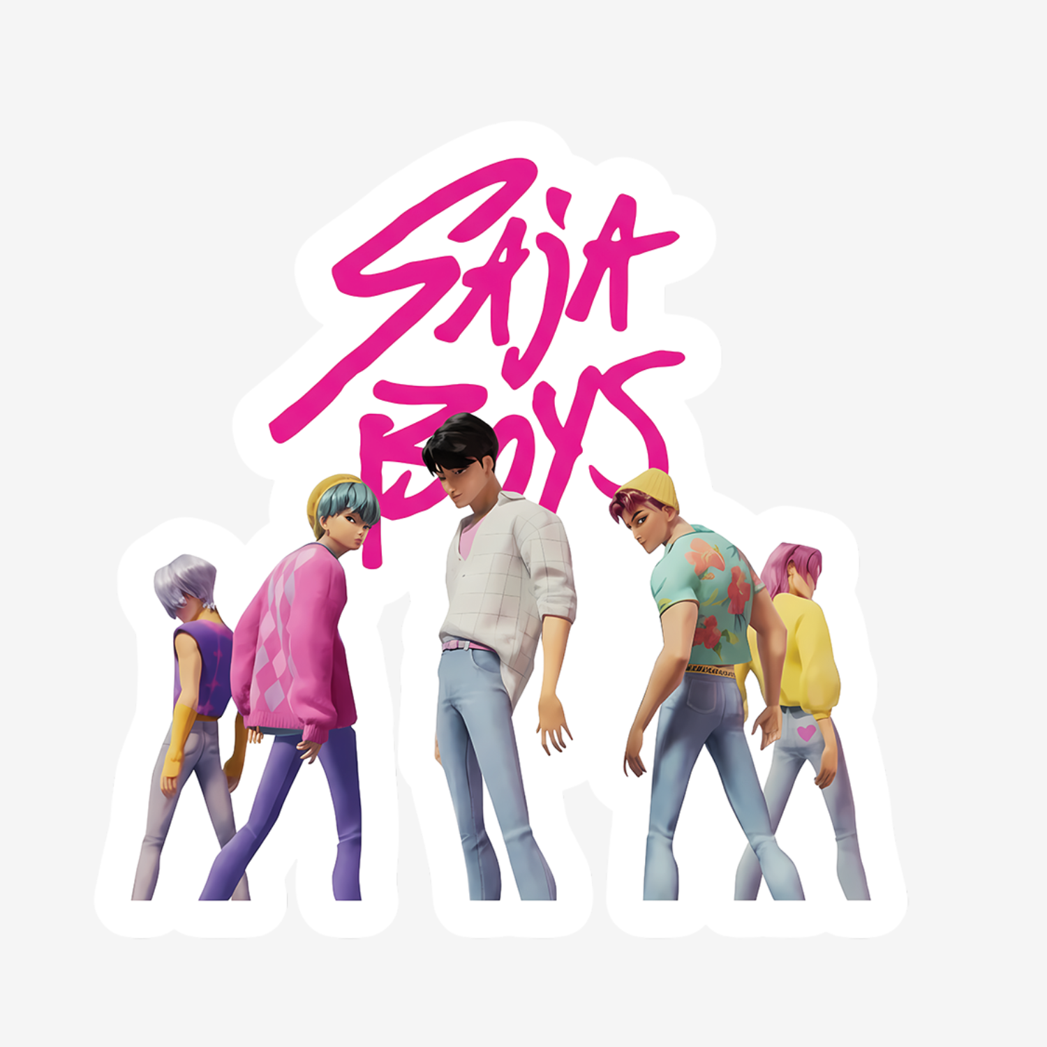 UV DTF Mini Stickers | Saja Boys