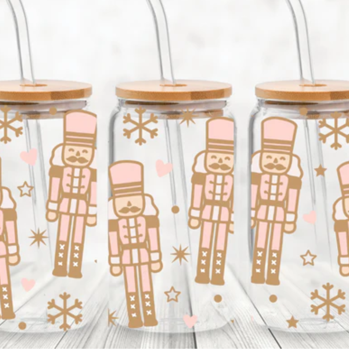 UV DTF Wrap | Pink Nutcracker