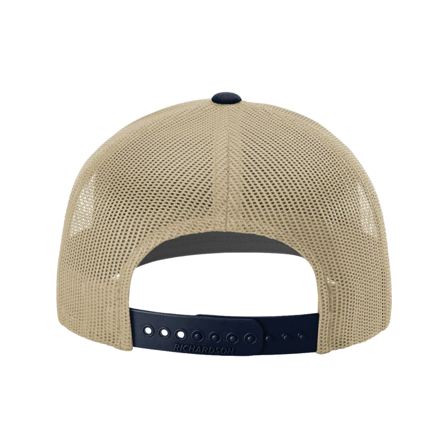 Richardson 112 | Adjustable Snapback Trucker Cap | Khaki/ Navy
