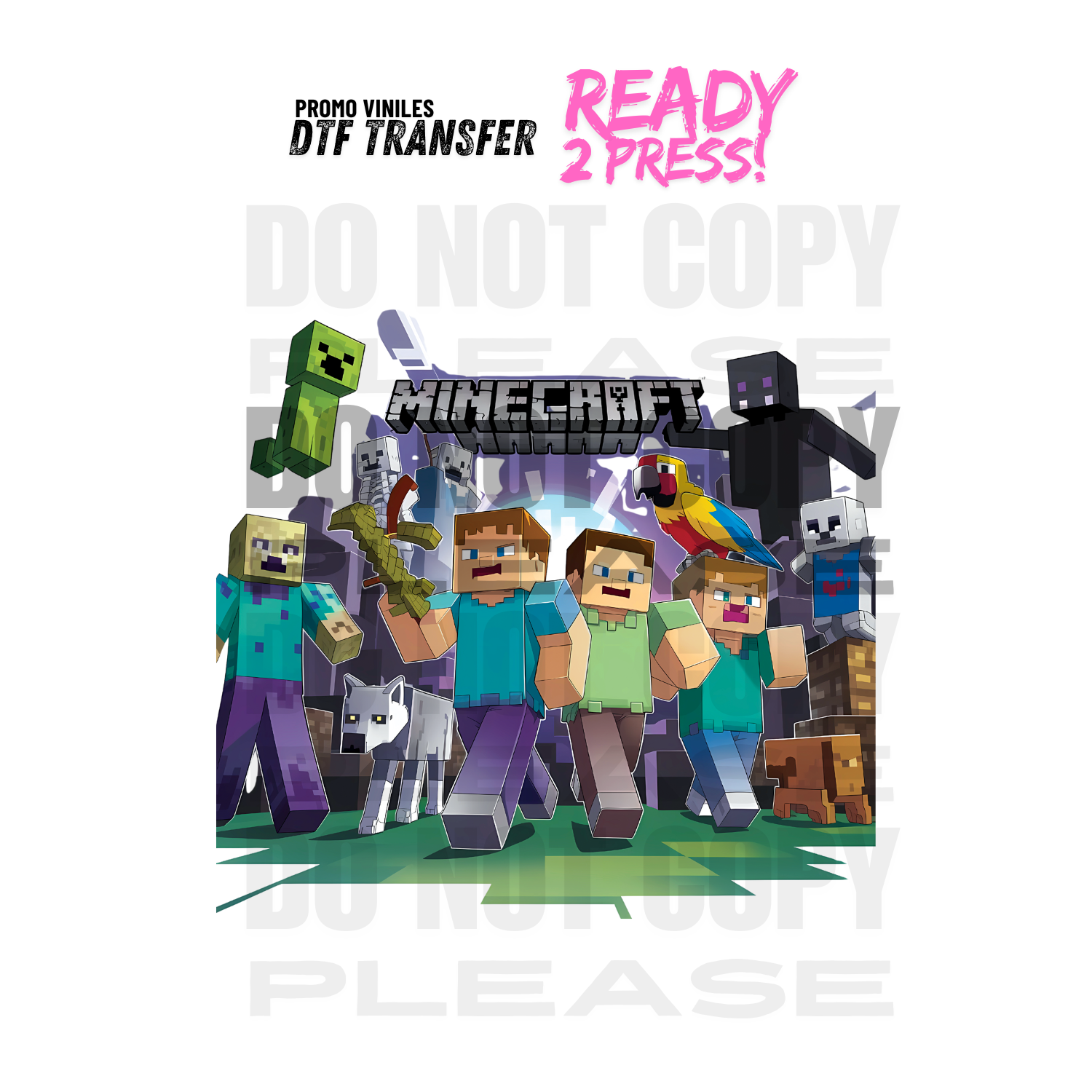DTF Transfers | MineCRFT