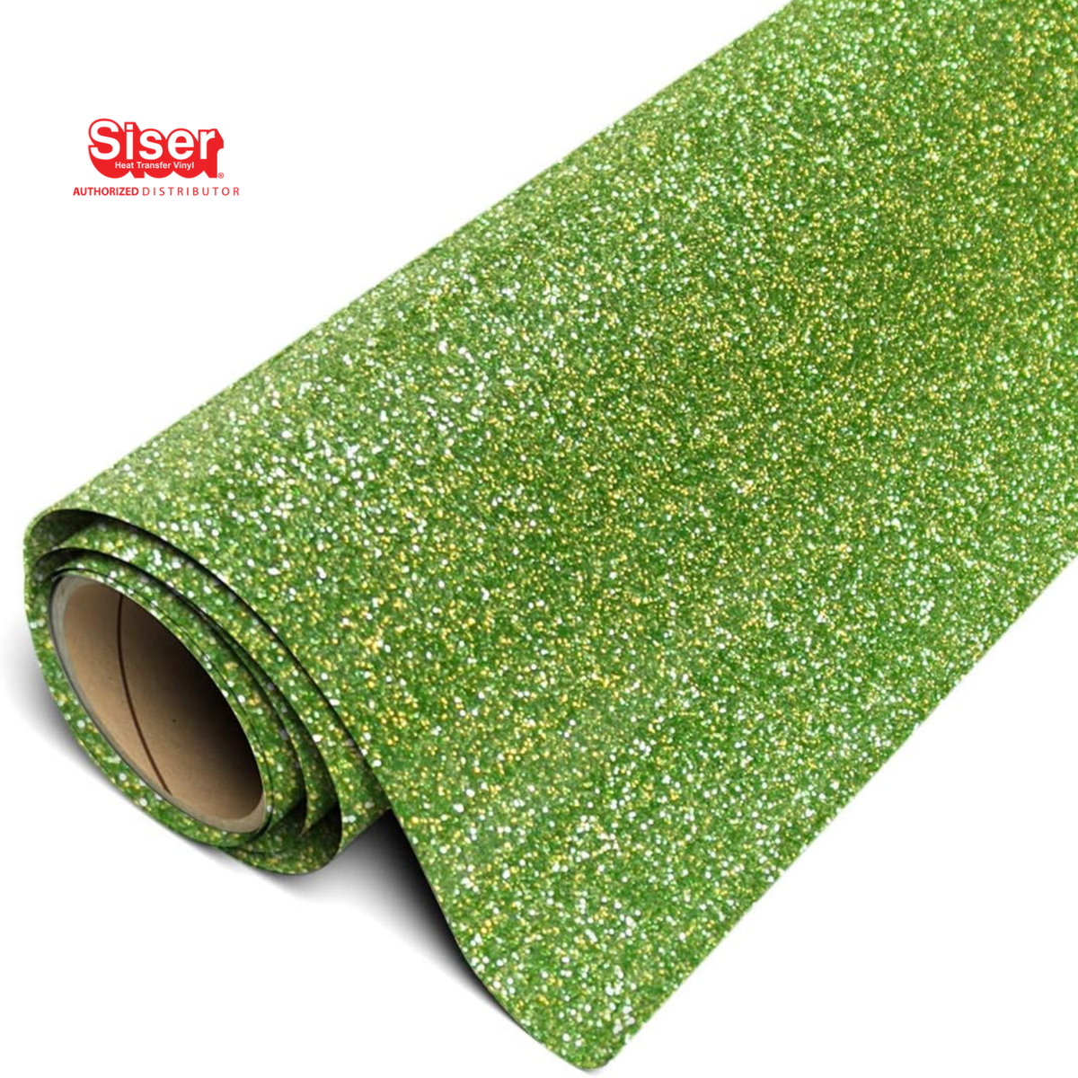 Siser Glitter® Vinil Textil Térmico | Light Green | Ancho 12" (11.8)