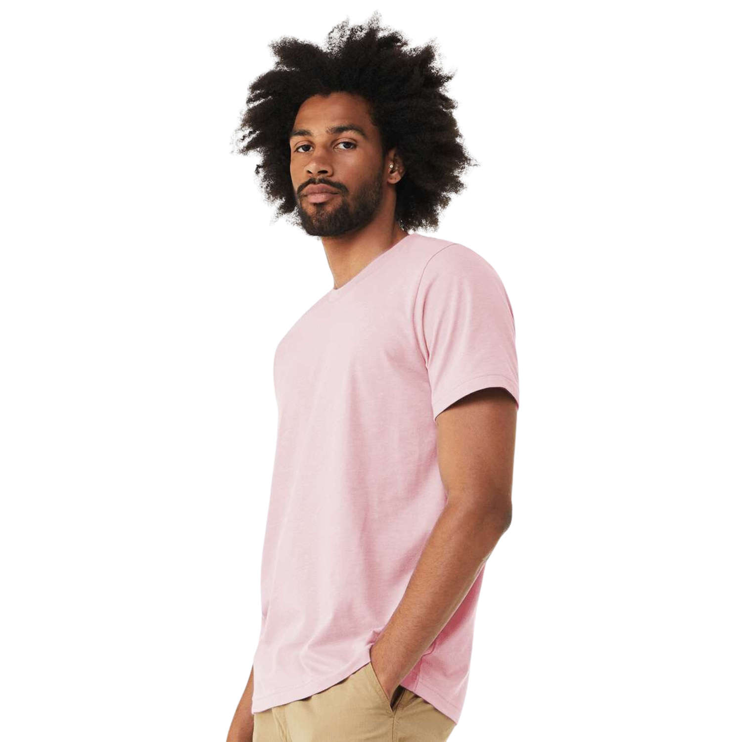 Bella Canvas 3001CVC | Heather Pink | UNISEX