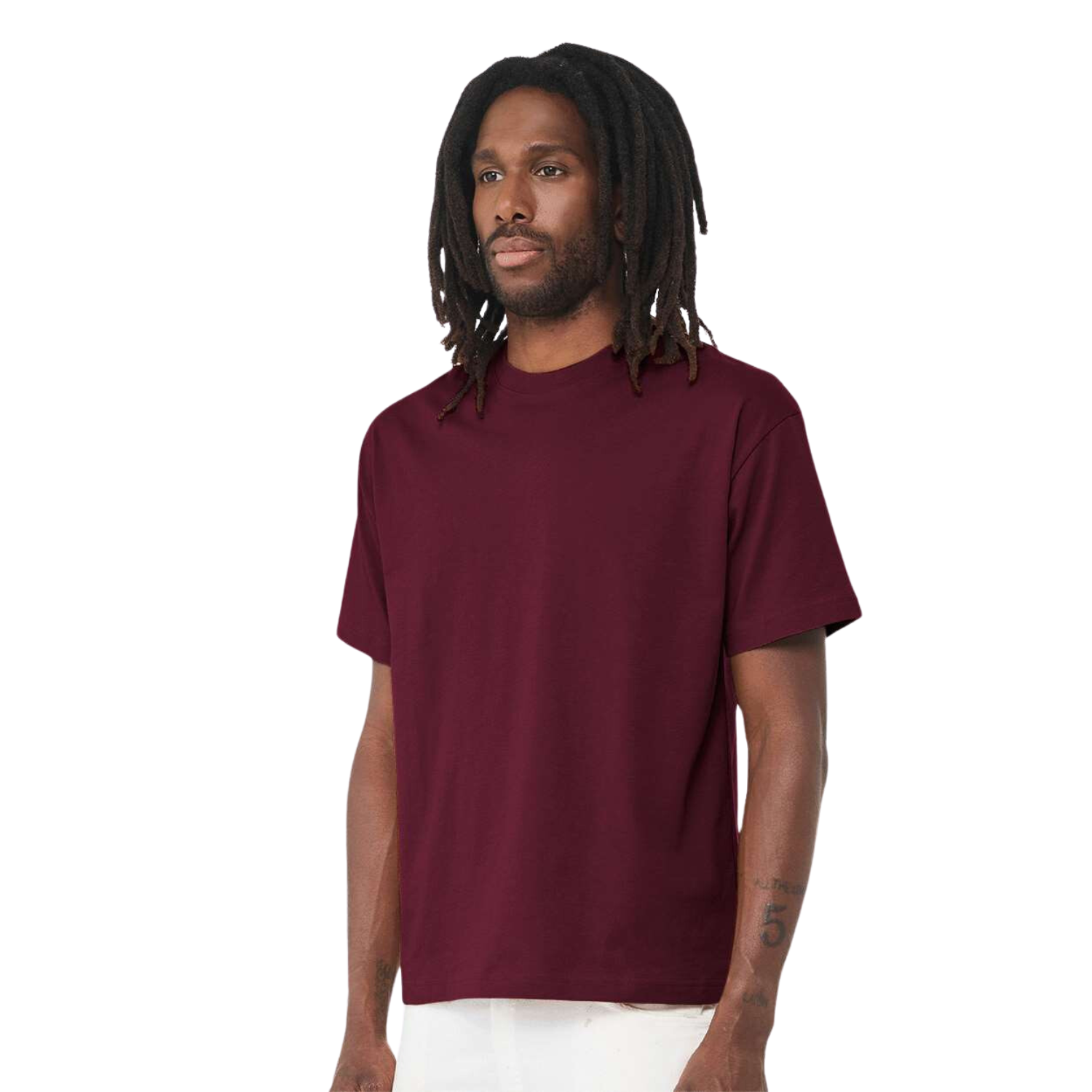 Bella Canvas 3010 Heavyweight Oversize Tee | Maroon | 6 oz | UNISEX