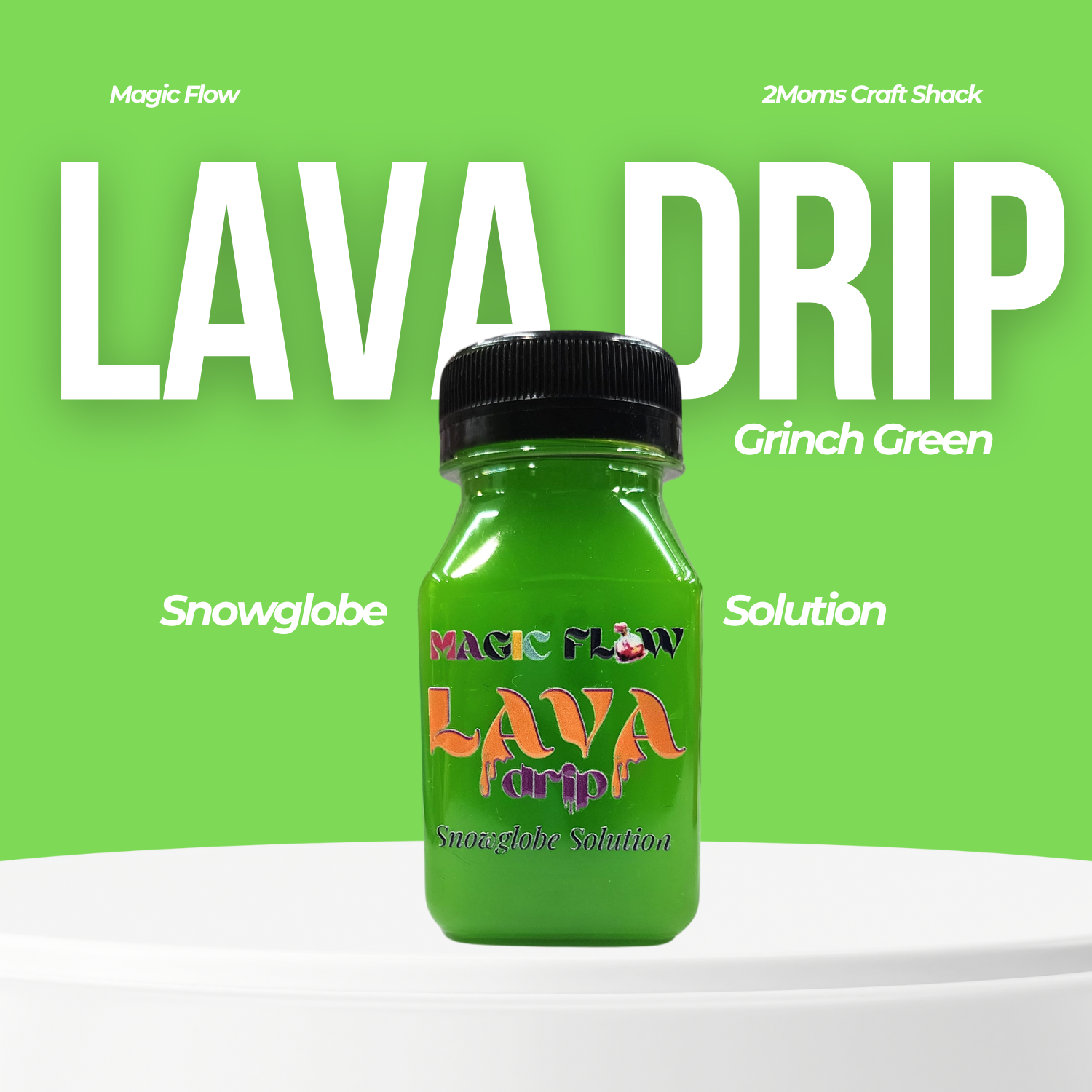 Magic Flow™ Lava Drip + Mineral Oil Kit | Grinch Green