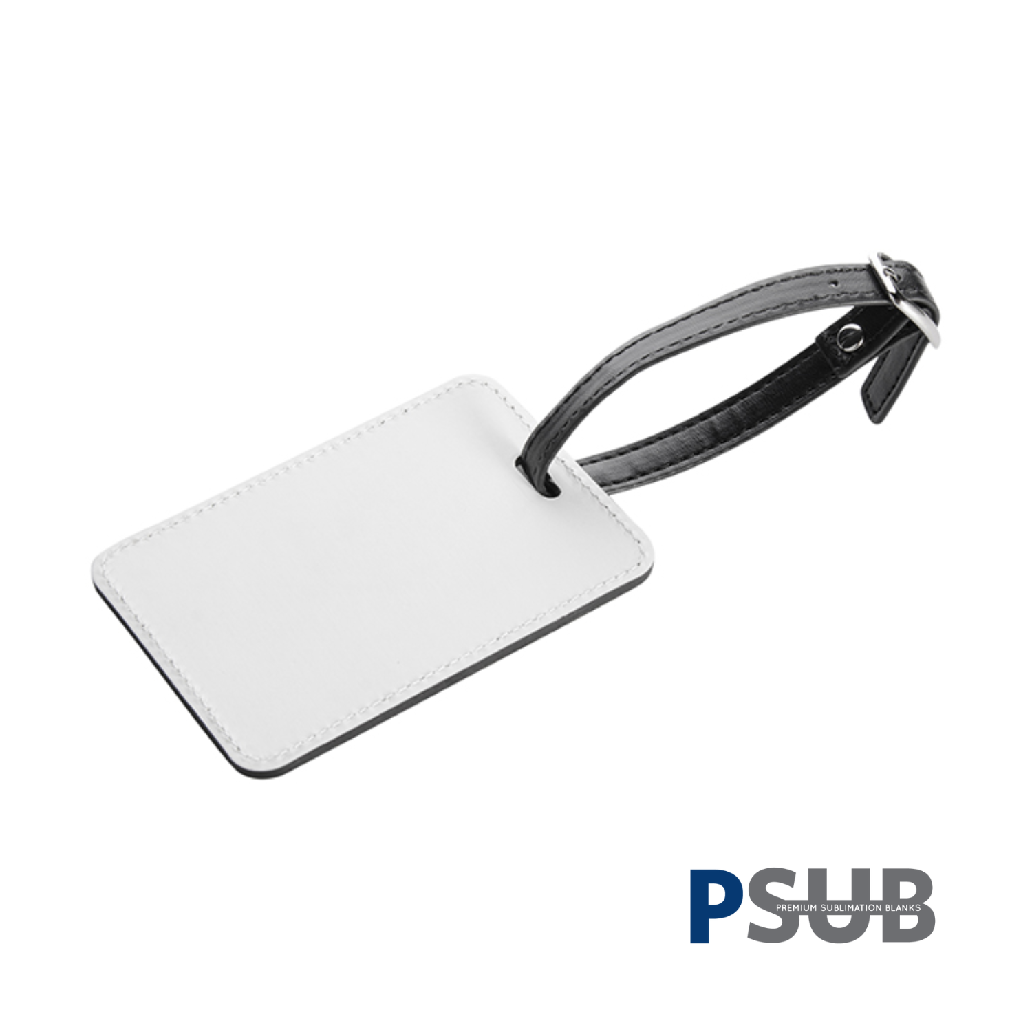 Llavero de Cuero Sintético | Identificador de Maleta Doble Cara