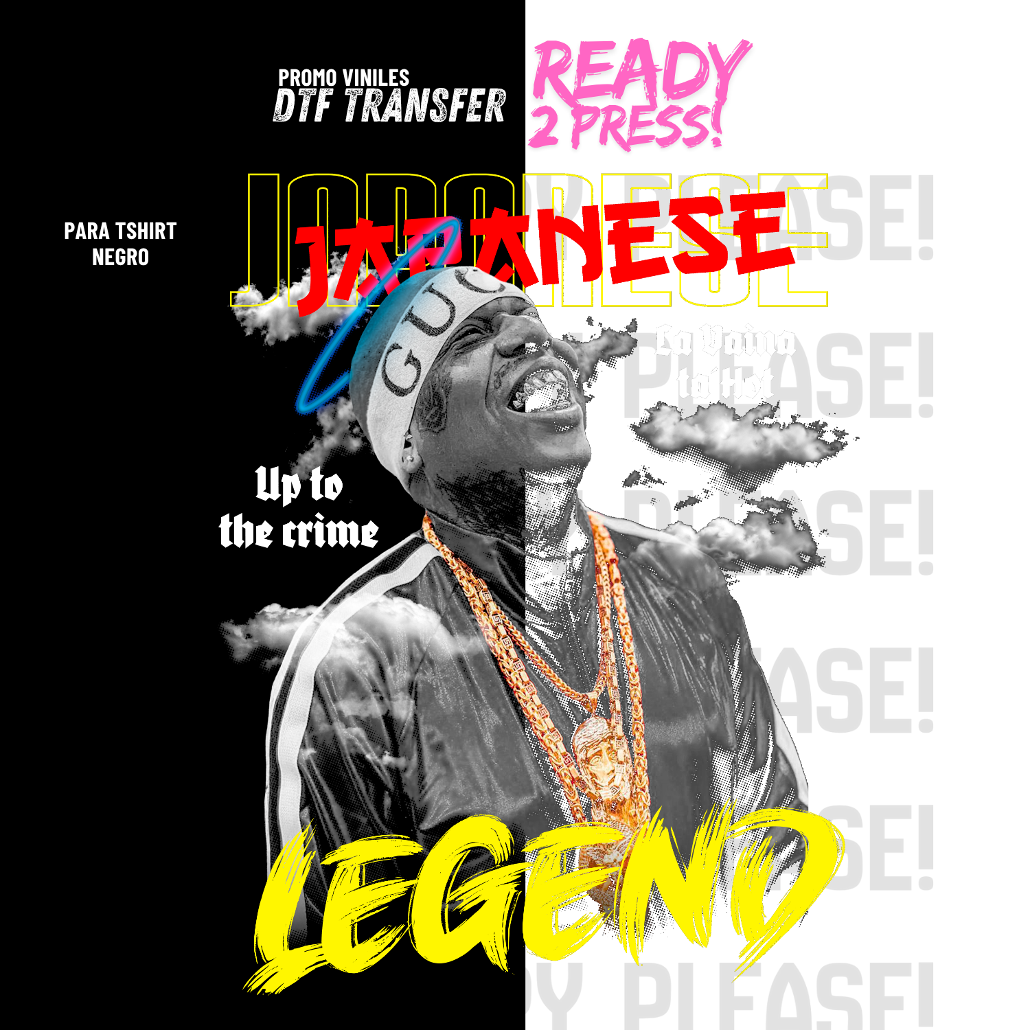 DTF Transfers | Japa Legend | 12x16