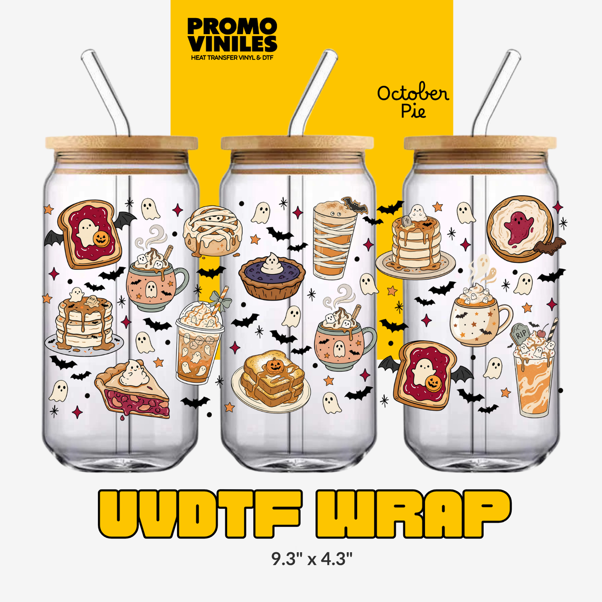 UV DTF Wrap | October Pie