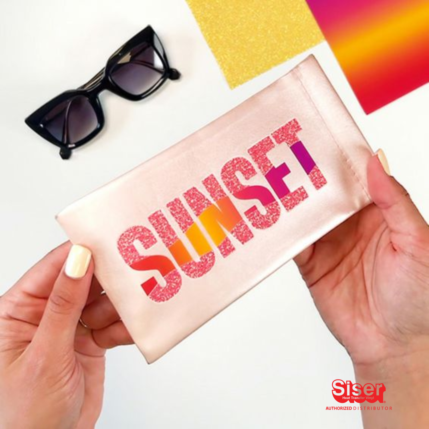 Siser Glitter® Vinil Textil Térmico | Ember Orange 11.8"