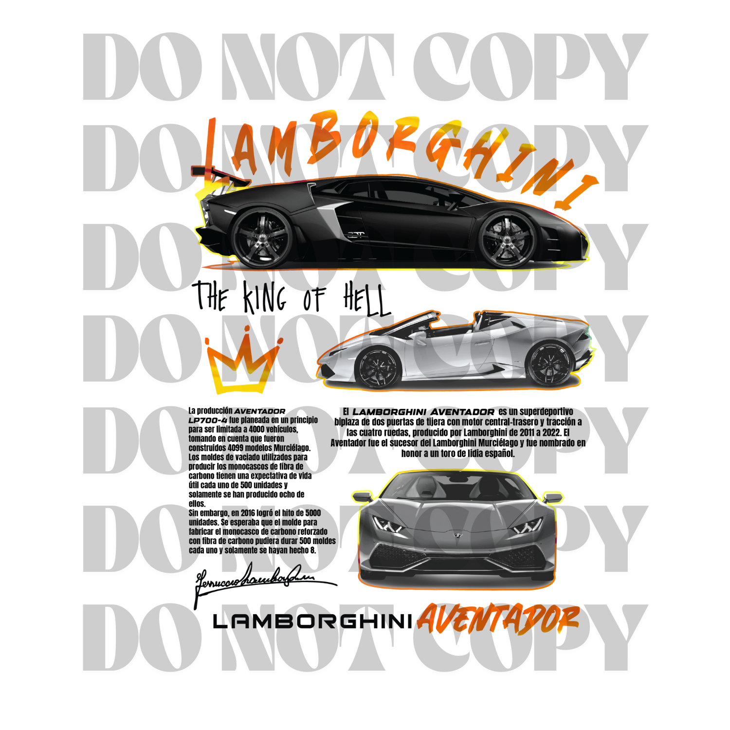 Hybrid DTF | Lambo | Holographic Firelit Pearl