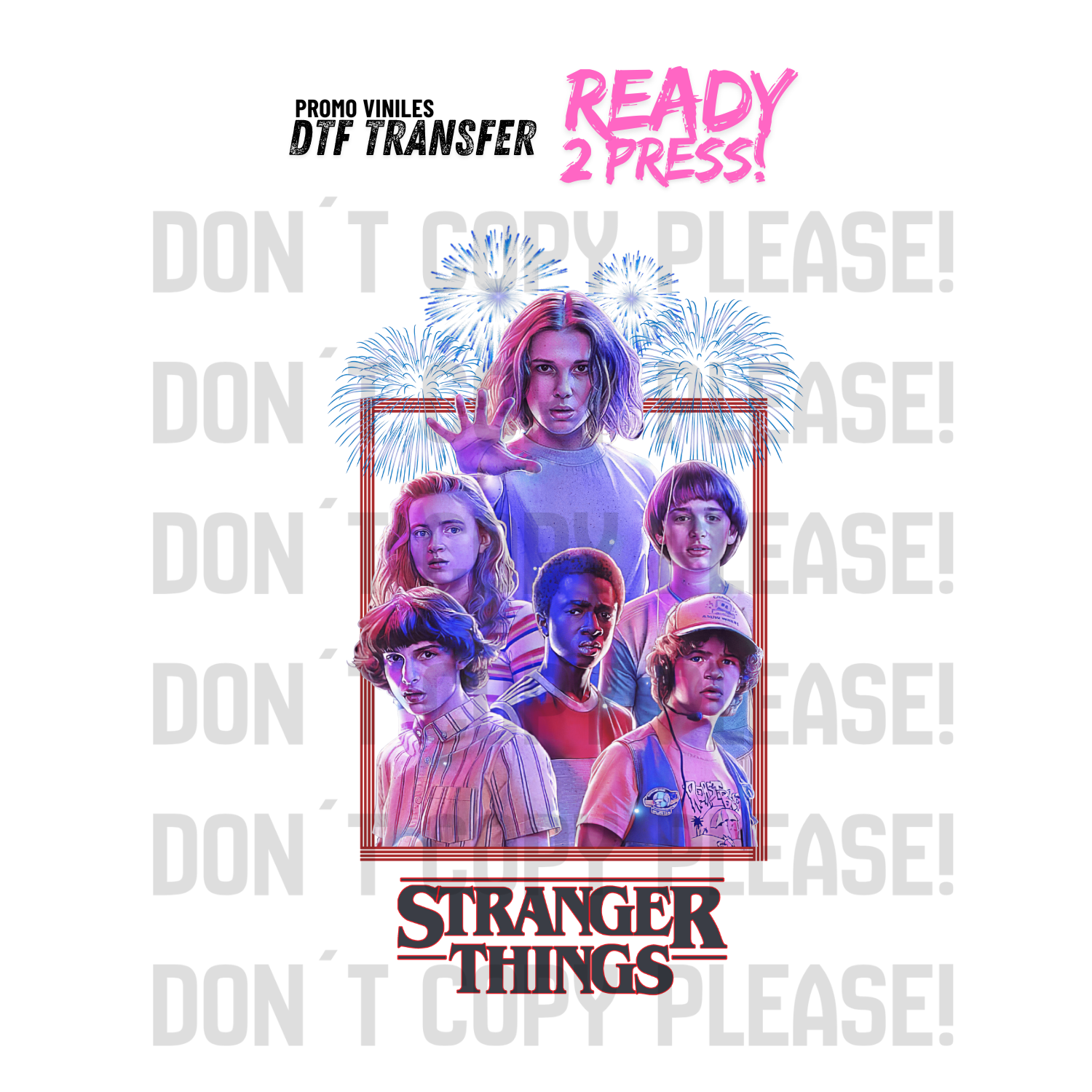 DTF Transfers | Stranger Fireworks