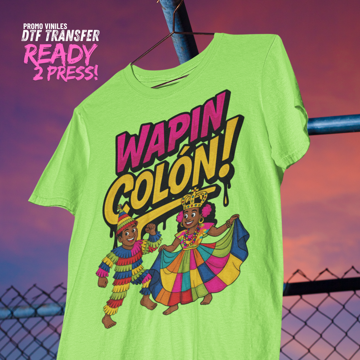 DTF Transfers | Wapin Colón!