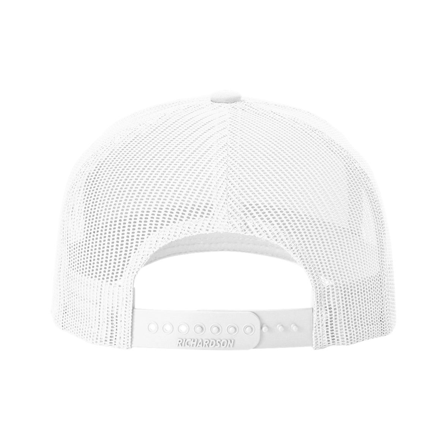 Richardson 112FPR | Five Panel Trucker with Rope Cap | White/ Black