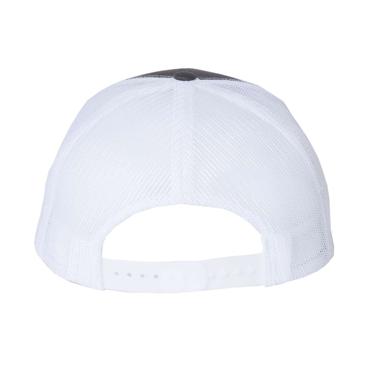 Richardson 112 | Adjustable Snapback Trucker Cap | Charcoal/ White