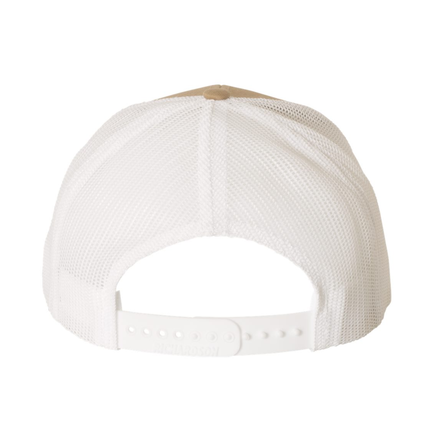 Richardson 112 | Adjustable Snapback Trucker Cap | Khaki/ White