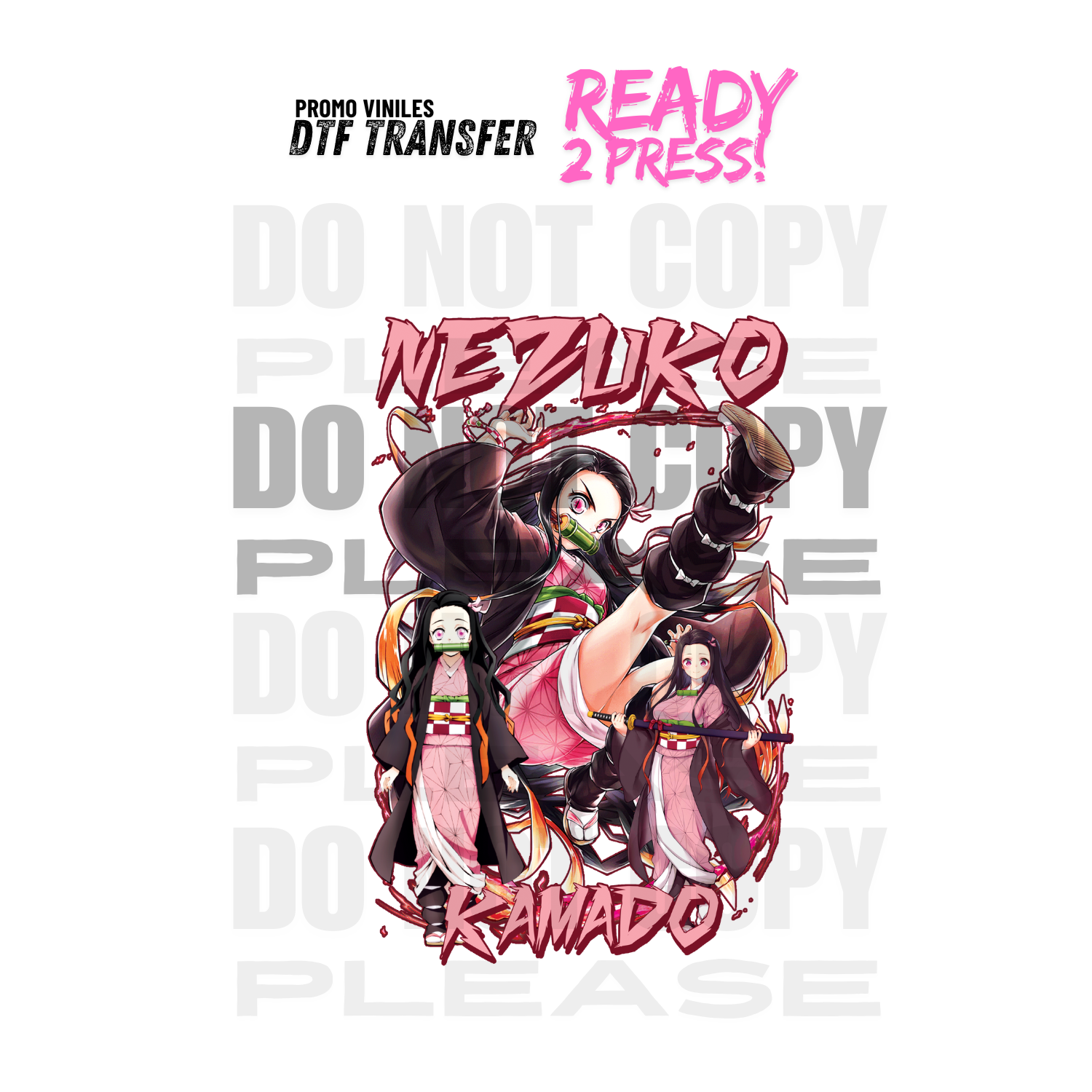 DTF Transfers | Nezuko