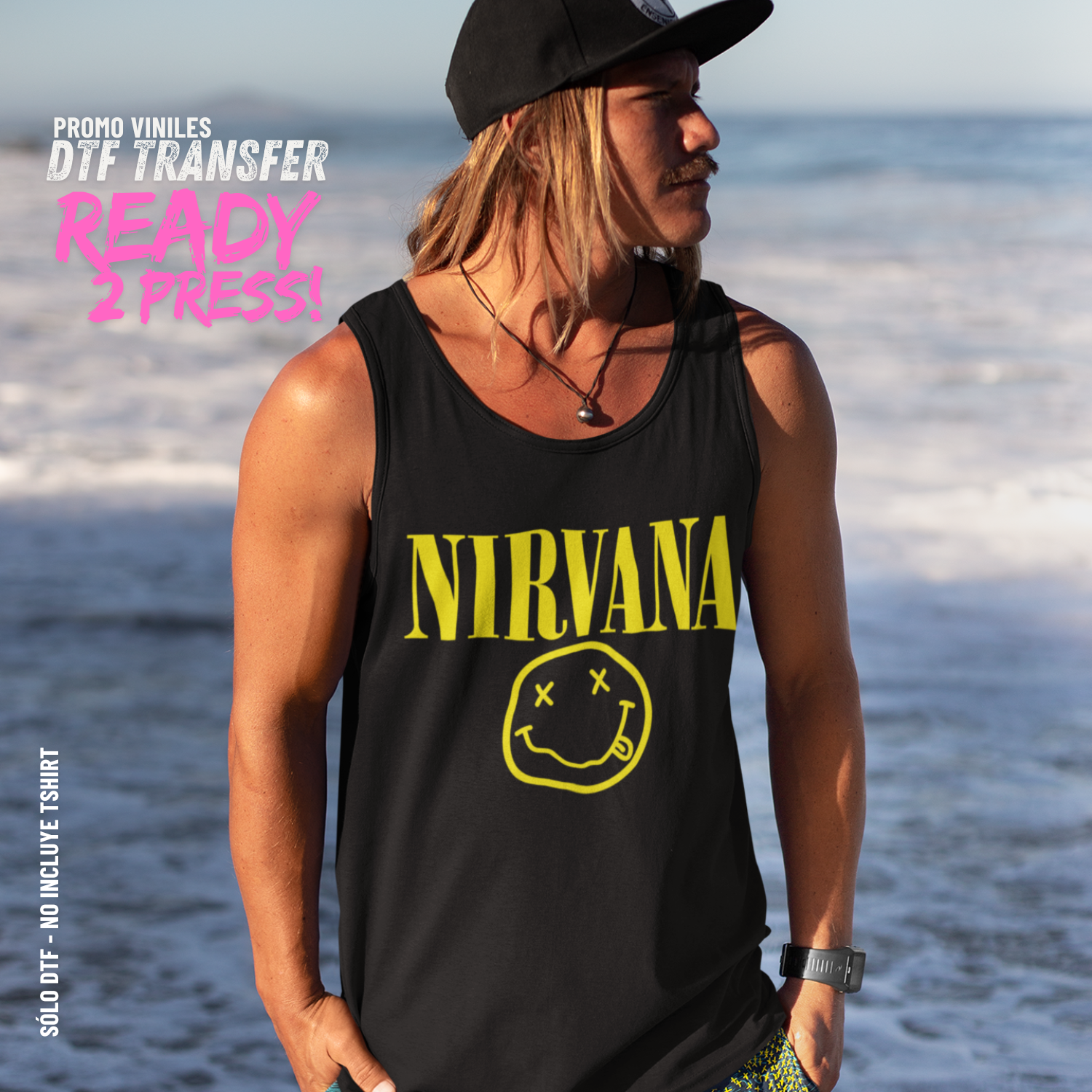 DTF Transfers | Nirvana Yellow