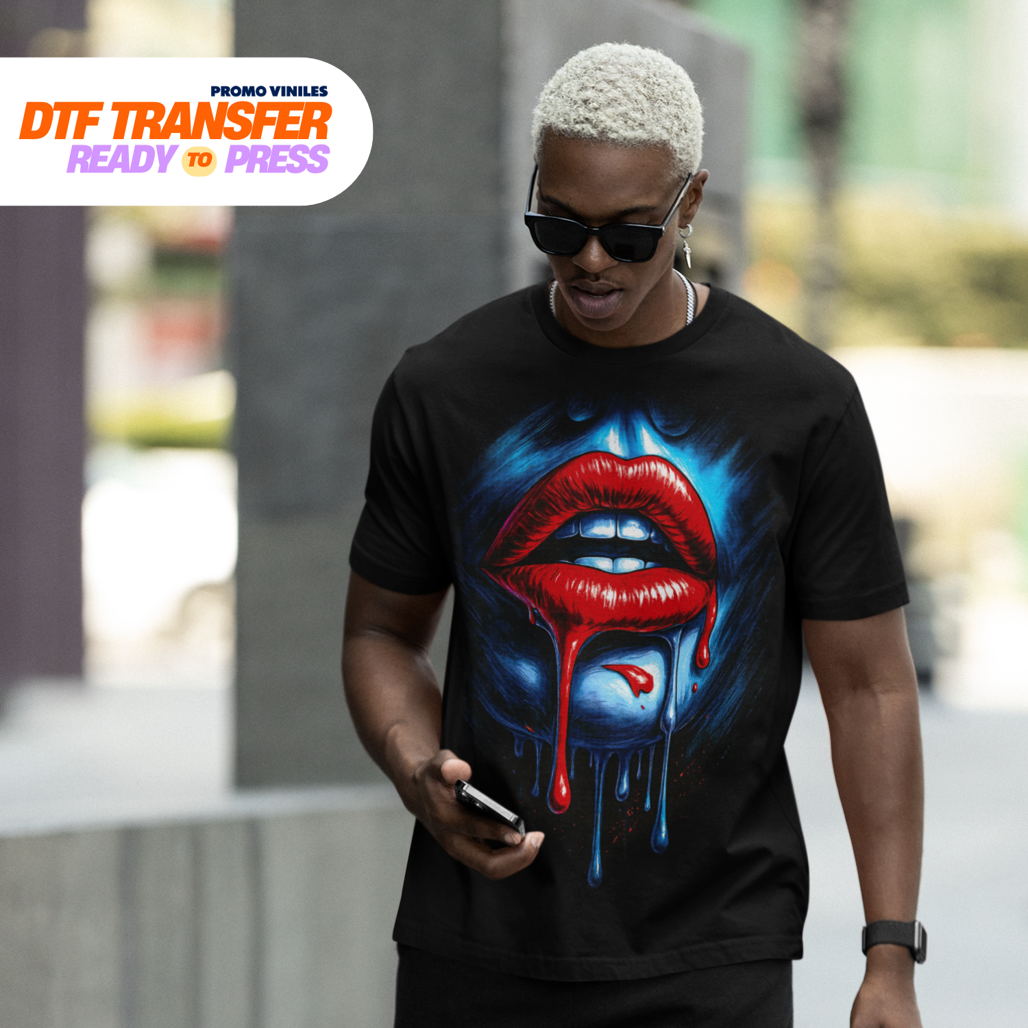 Midnight Lips | 12x22" | Semitono