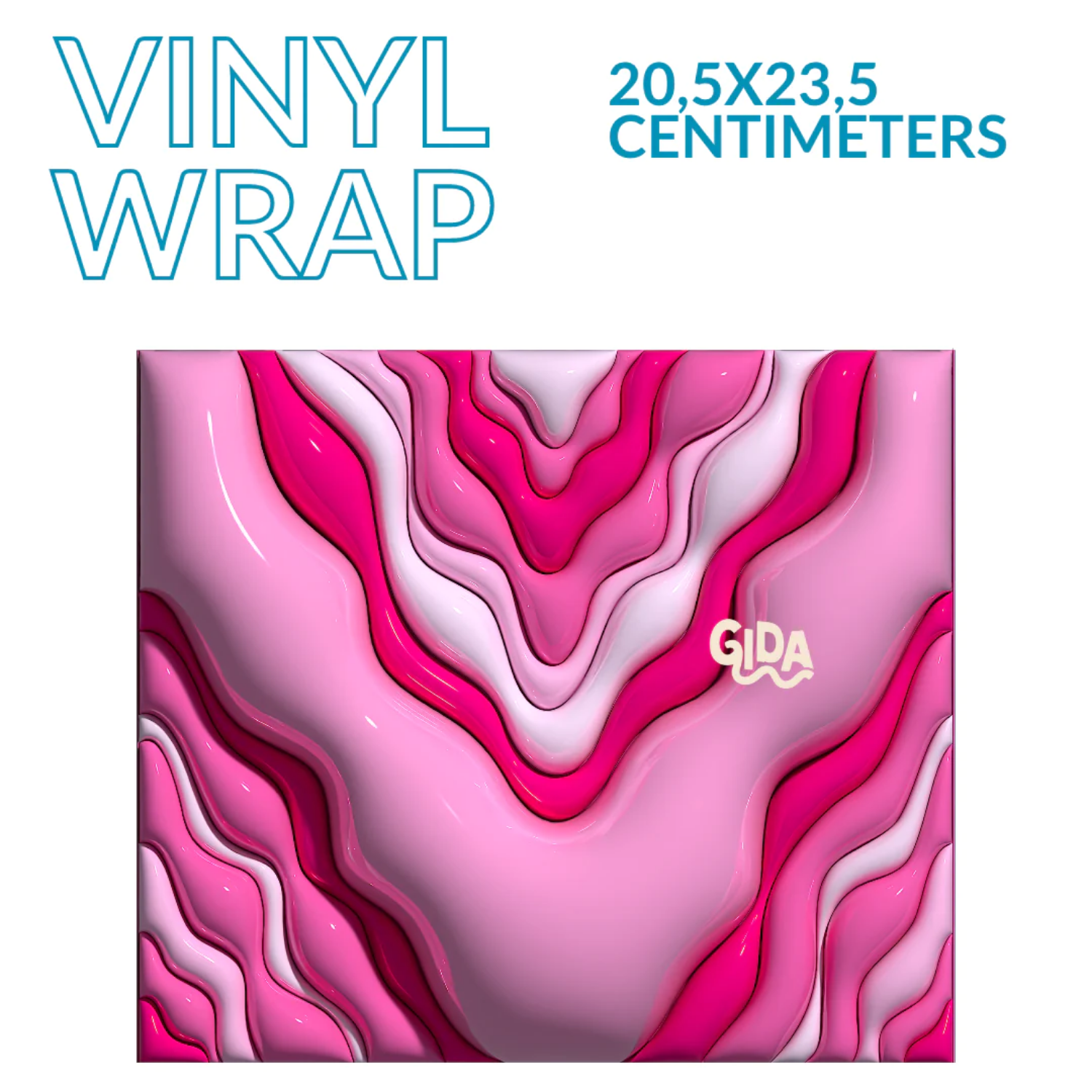 3D Wrap | Pink Geode | 20 oz