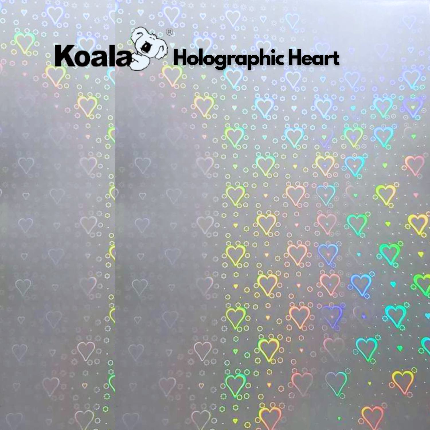 Koala | Laminado Holographic Heart | NO ES PARA IMPRIMIR