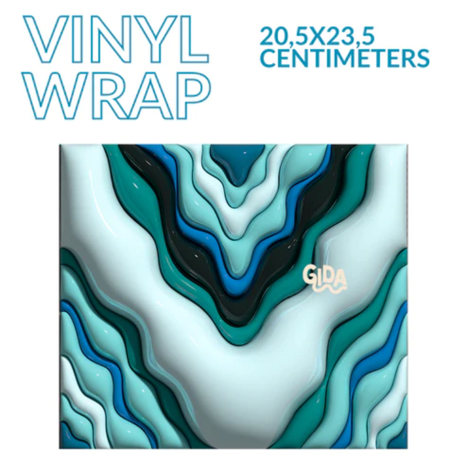 3D Wrap | Mint Geode | 20 oz