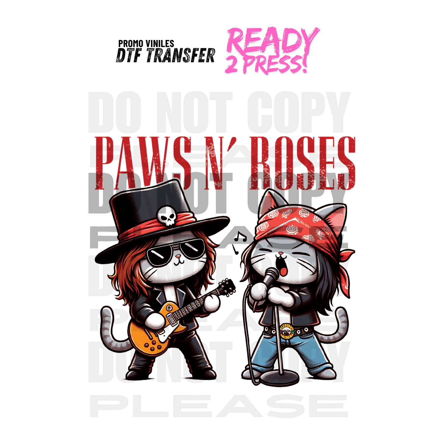 DTF Transfers | Paws & Roses
